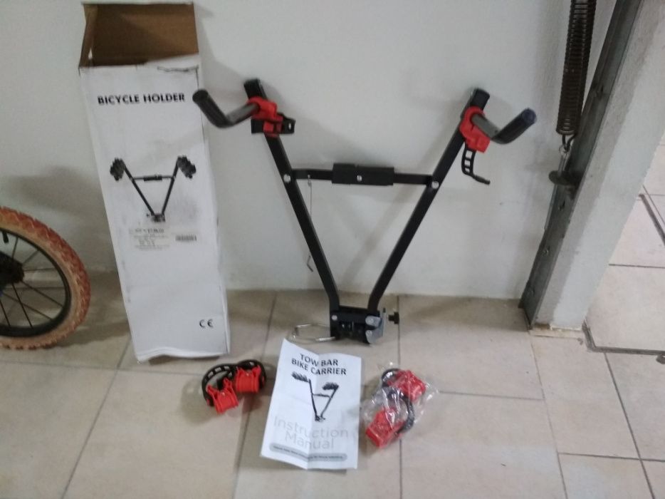 Suporte de bicicletas para bola de reboque