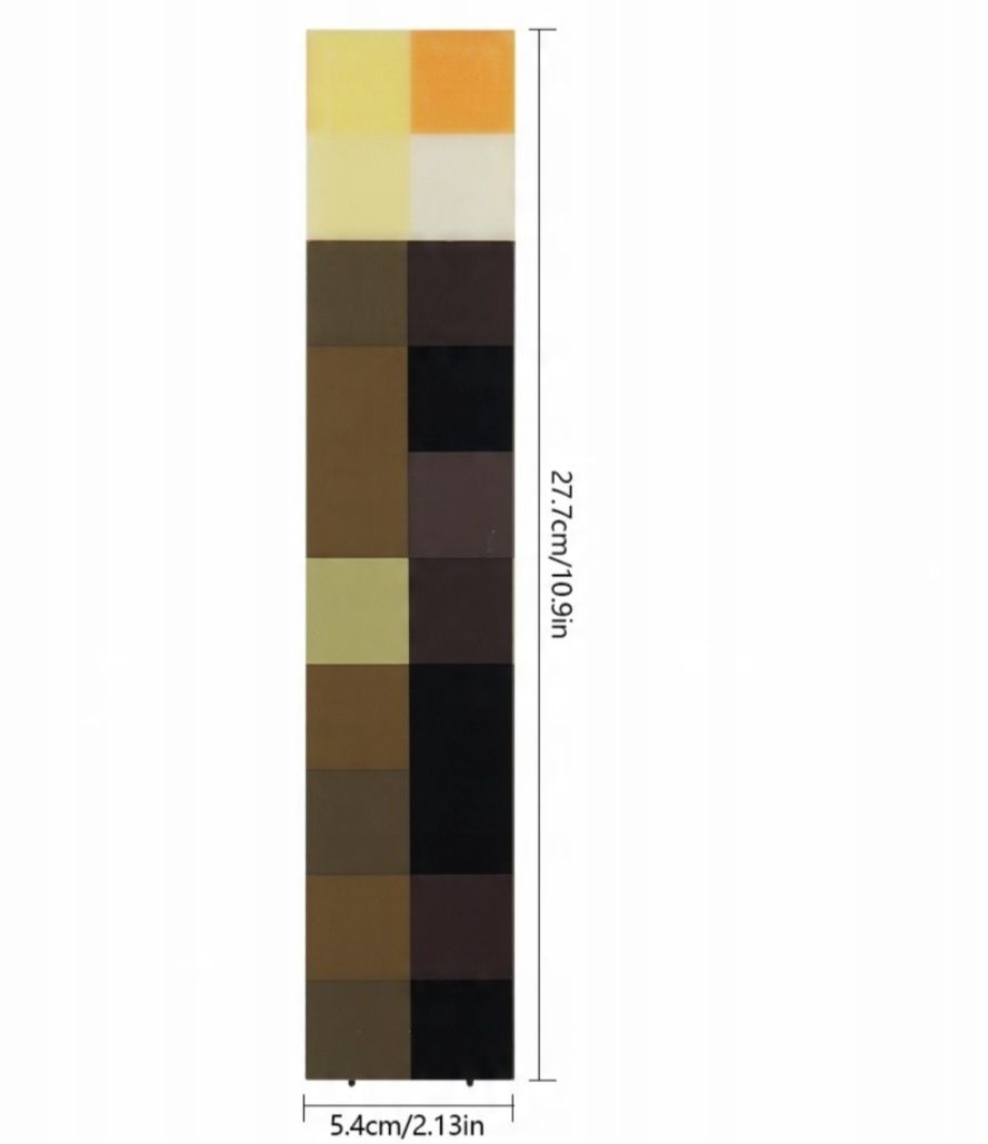 Lampka Nocna Minecraft różne kolory świecenia .