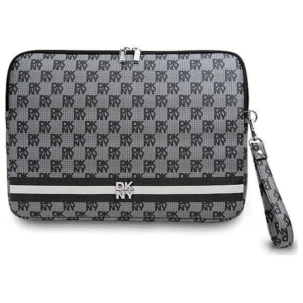 Pokrowiec na laptopa DKNY Sleeve Checkered Pattern Printed Stripes 14"