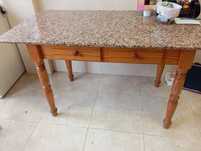 Mesa da cozinha - pedra mármore