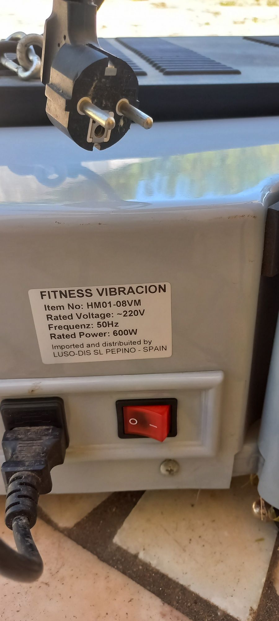 Vibroplate Luso Tecno 600w (Plataforma Vibratória)