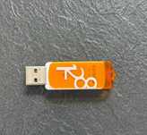 Pendrive Philips FM12FD00B 128 GB USB 3.0 pomarańczowy