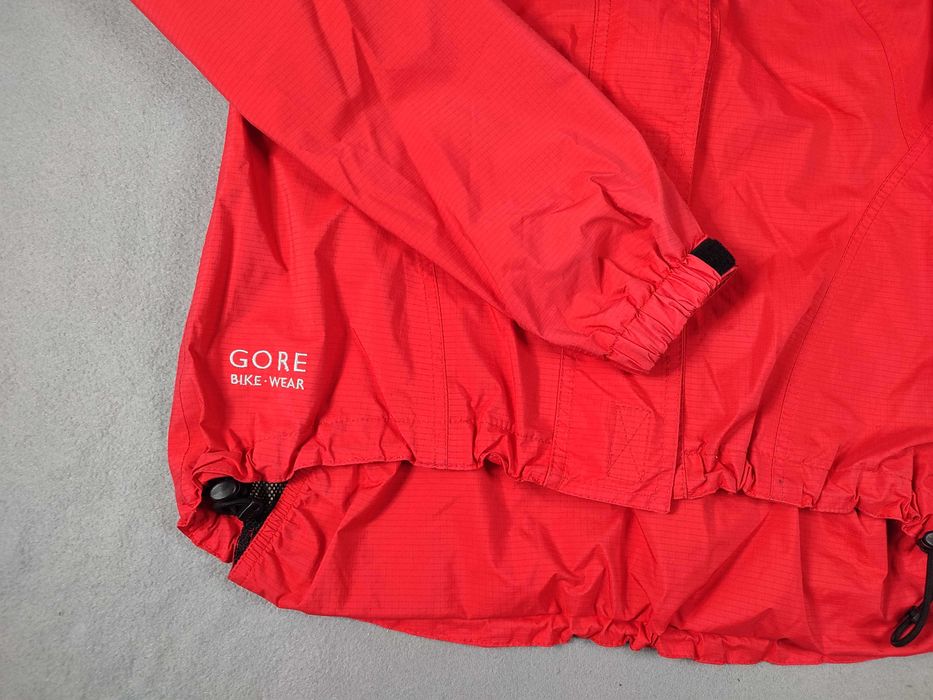 Куртка дождевик GORE bike wear packlite красный (размер 42)