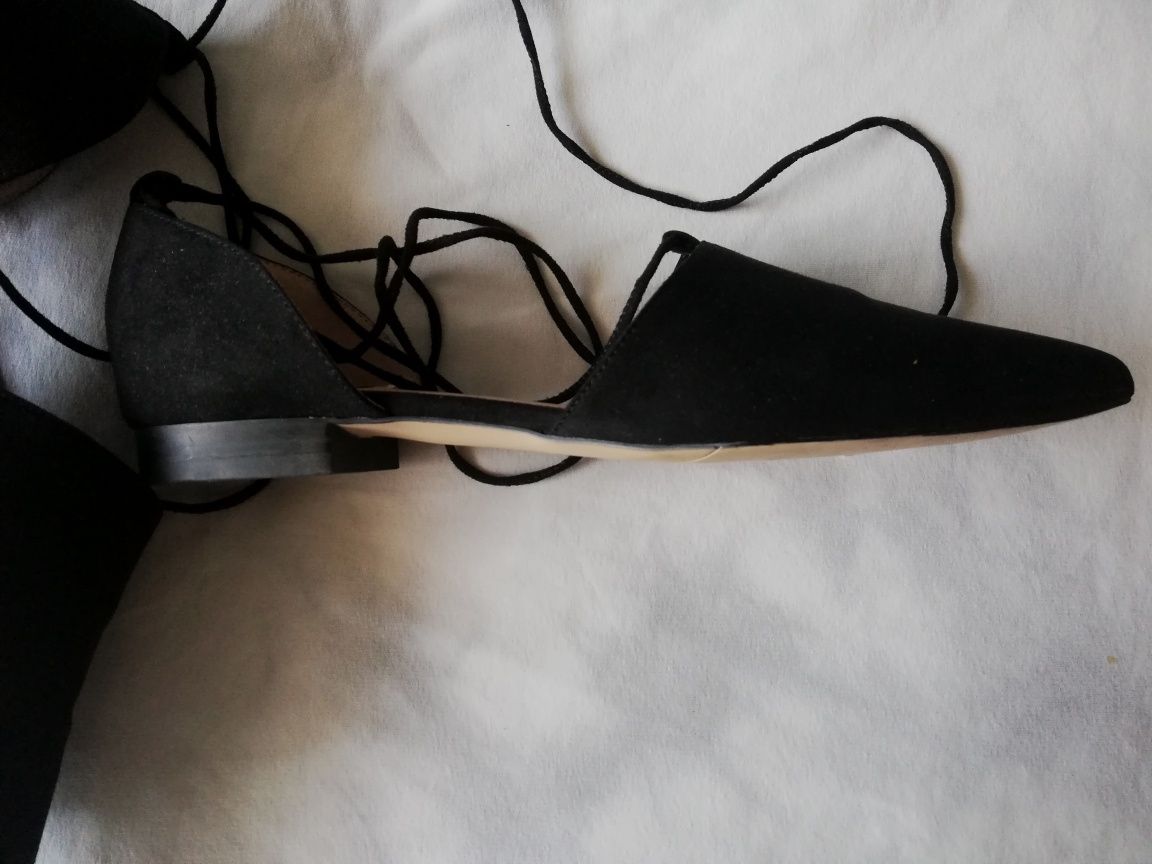 Czółenka buty MANGO r. 40 zamsz OKAZJA!