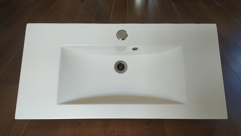 Umywalka wpuszczana w blat konglomerat 80x49