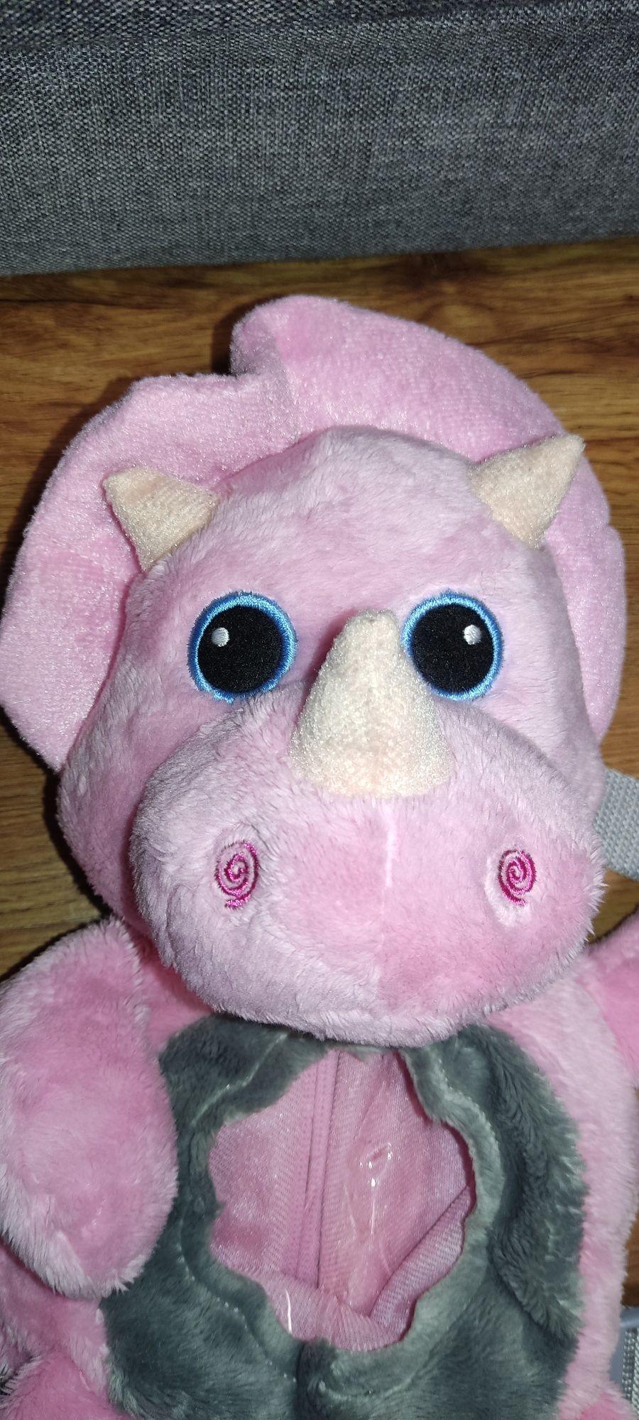 Chupa Chups Maskotką Plecak Dinozaur Różowy 30 cm