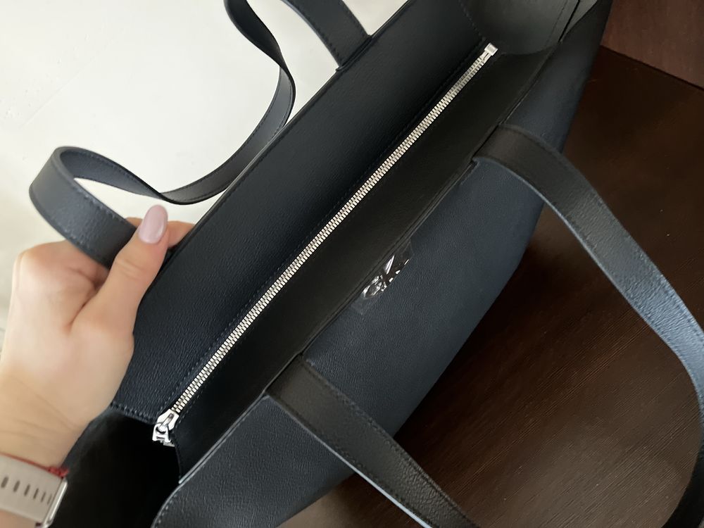Damska torebka shopperka CK czarna Calvin Klein