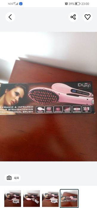 Escova Alisadora Nova