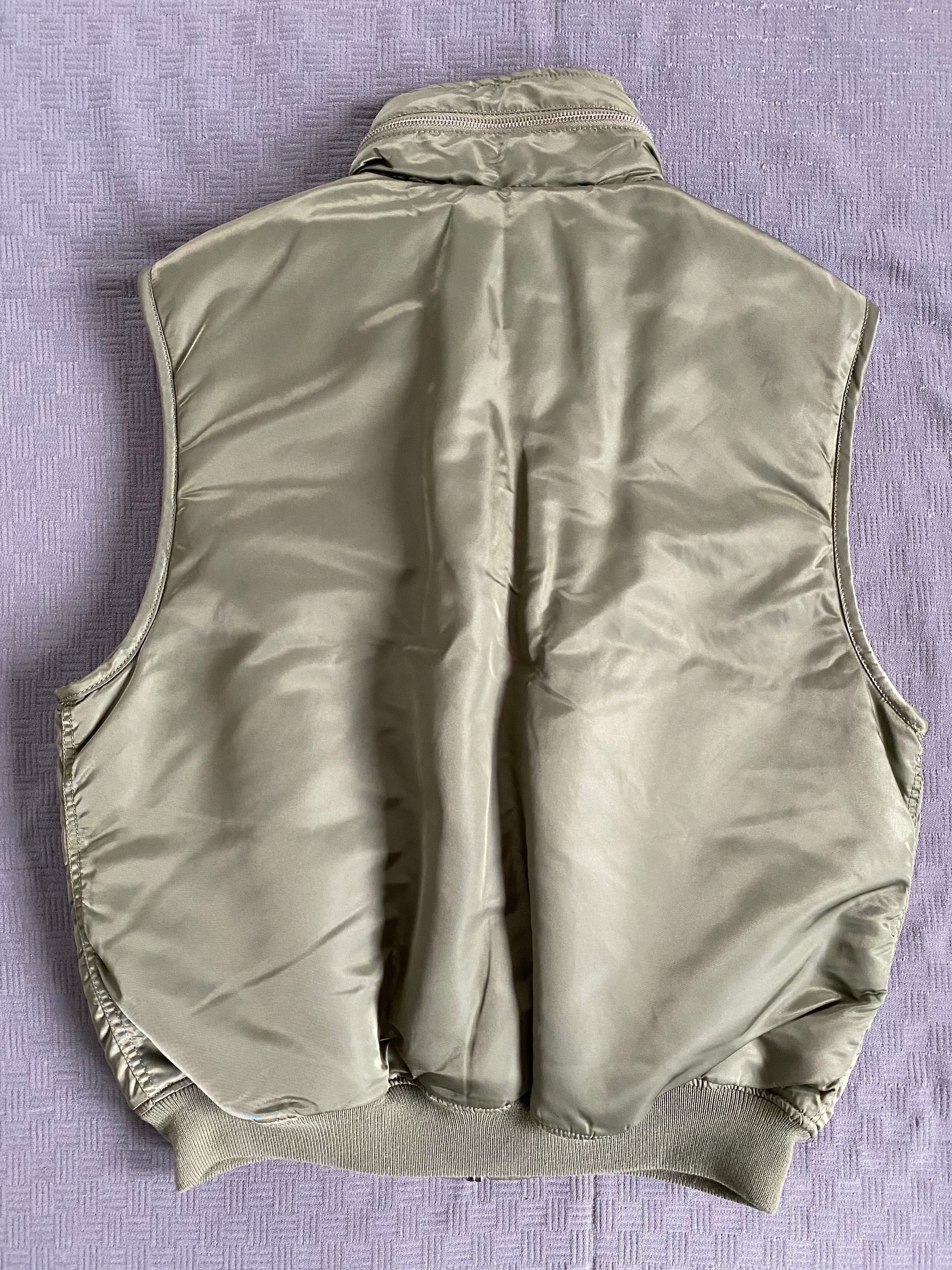 Alpha Industries MA-1 kurtka bezrękawnik kamizelka L green NOWY !!!