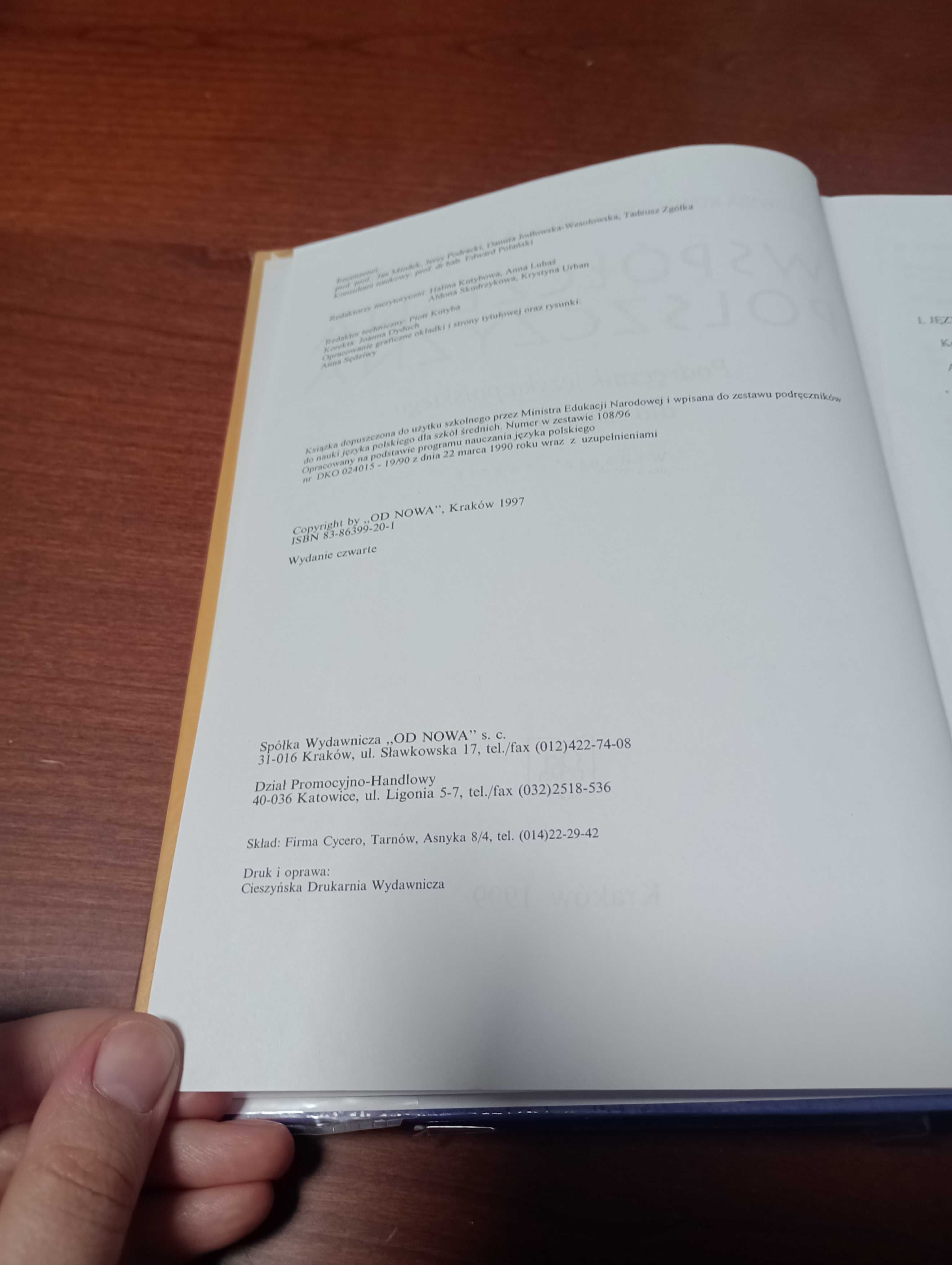 Współczesna polszczyzna podręcznik