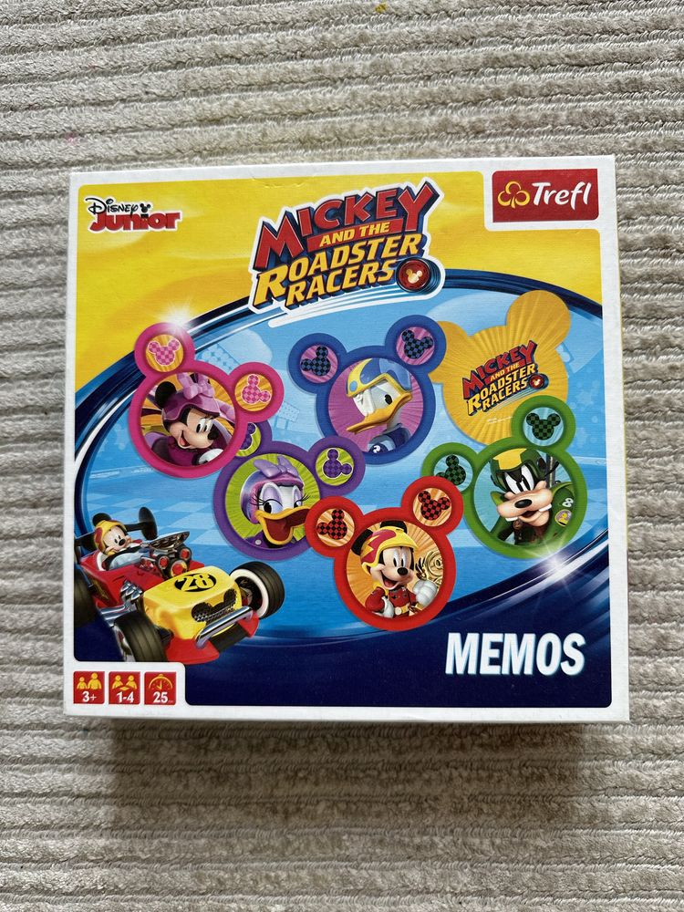 Memo myszka miki mickey roadster racers trefl wyscigi samochody