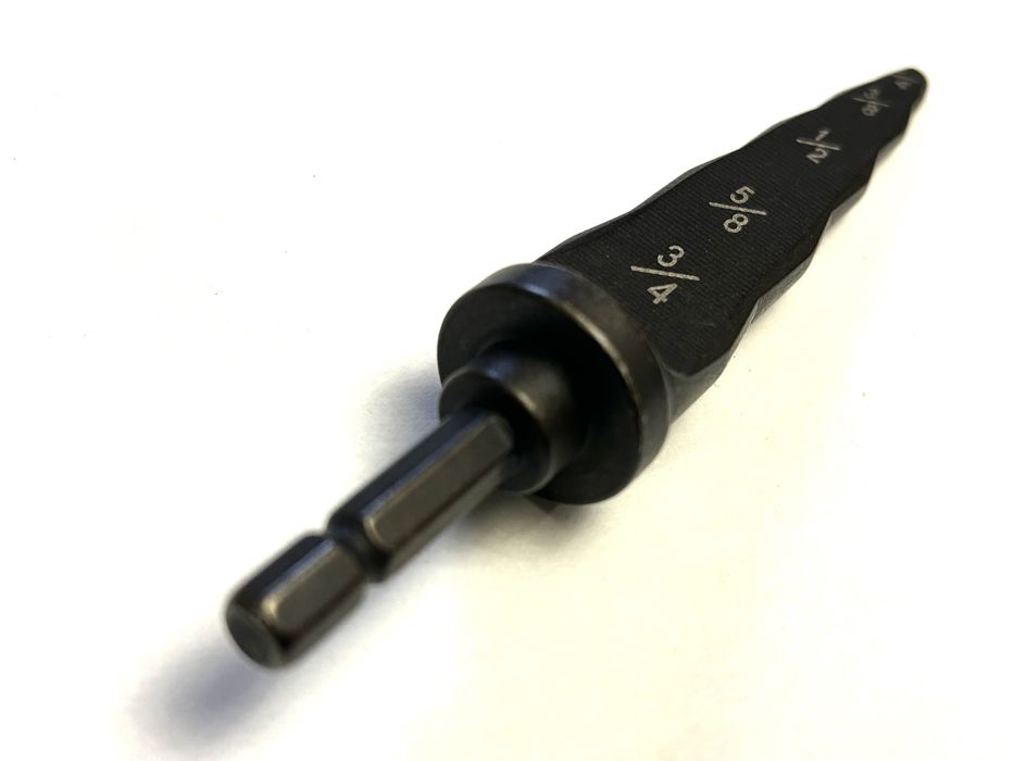 Расширитель труб, развальцовка трубок, сверло ступенчатое