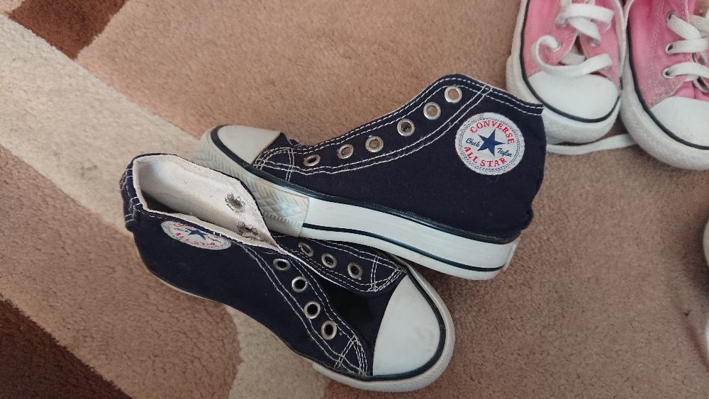 Trampki Converse oryginalne rozm. 26 granatowe wysokie