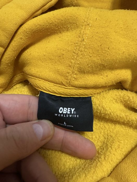 Худі OBEY Warp II Felpa схожа  на supreme Stussy