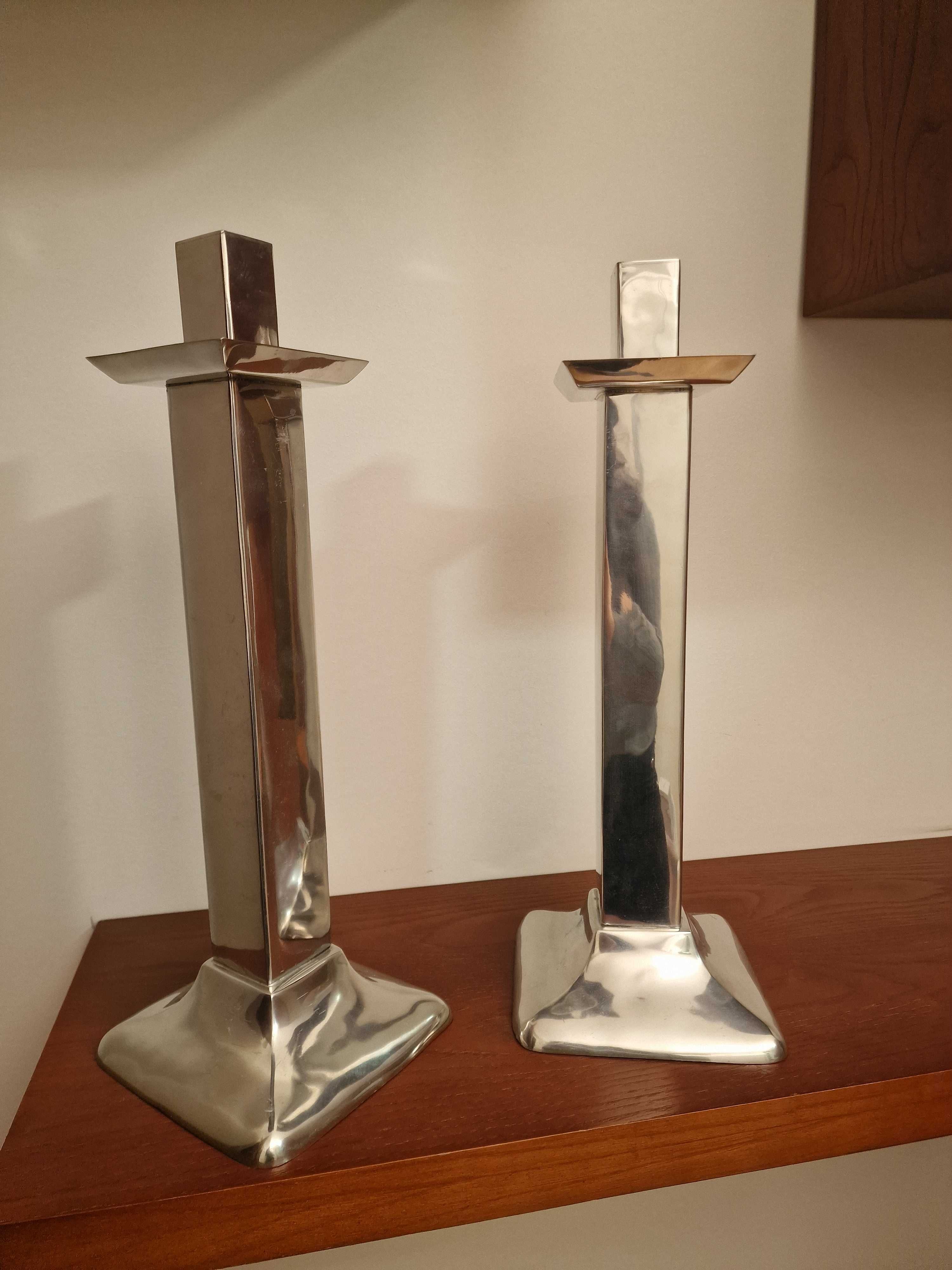 Castiçal estanho marca Decampos
