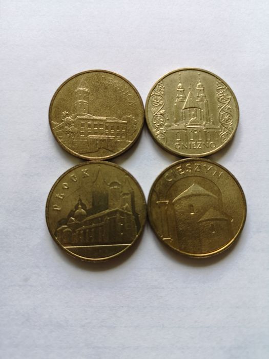 Monety 2zł NG miasta komplet 32 sztuki Stryków Głowno Domaniewice