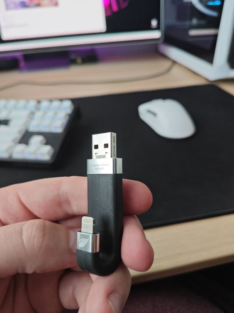 leef ibridge 128gb usb накопичув для Iphone