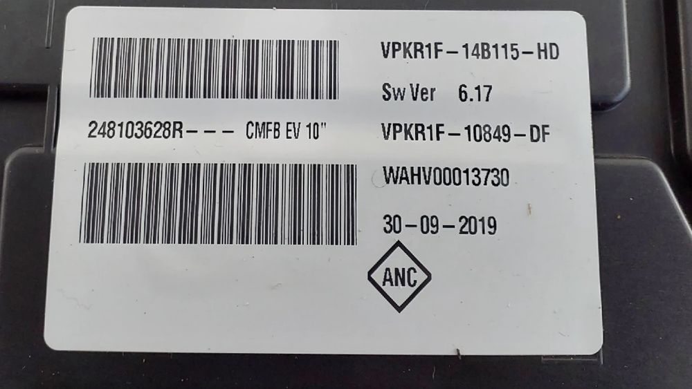Quadrante / painel de instrumentos RENAULT Zoe (BFM_)
