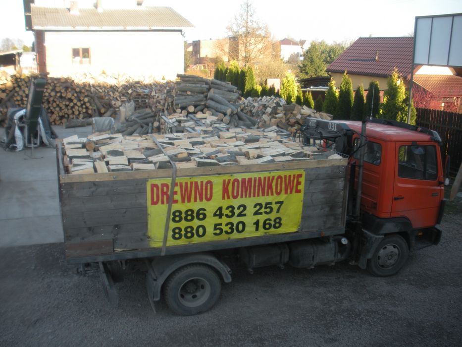 Drewno kominkowe - opałowe Grab Buk Dąb Jesion Brzoza Sosna
Oferowan