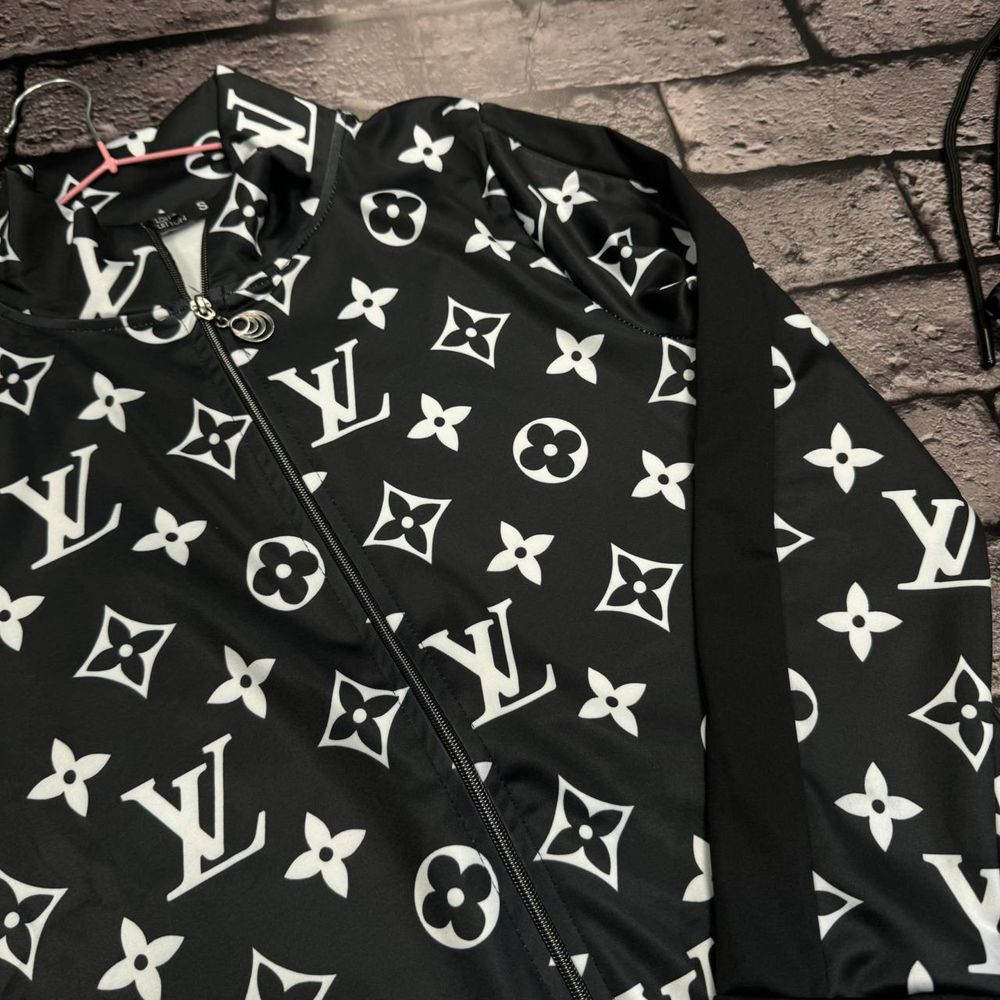 NEW SEASON Женский спортивный костюм Louis Vuitton черный s-xxl люкс