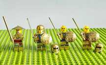 Minifigura Lego Golden Ninja (4 peças)