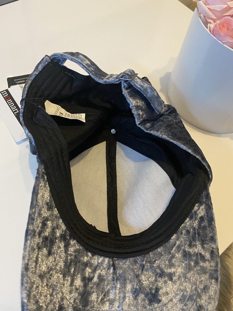 Czapka z daszkiem elegancka wekurowa markowa bejsbolówka damska