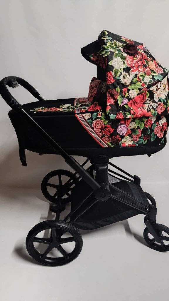 Cybex priam 4.0 spring blossom dark wózek 2w1