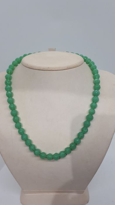 Бусы Аврора Бореалис,бусы хризопраз