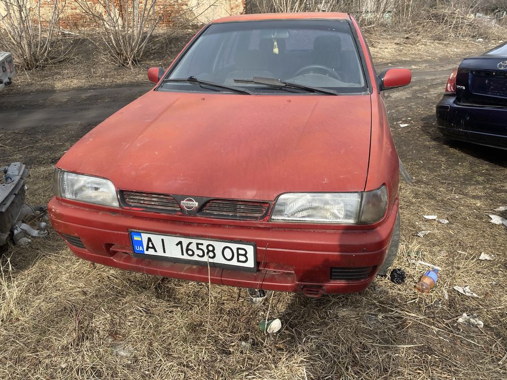 Комплект бампер крило ніссан санни санні н14 nissan sunny n14