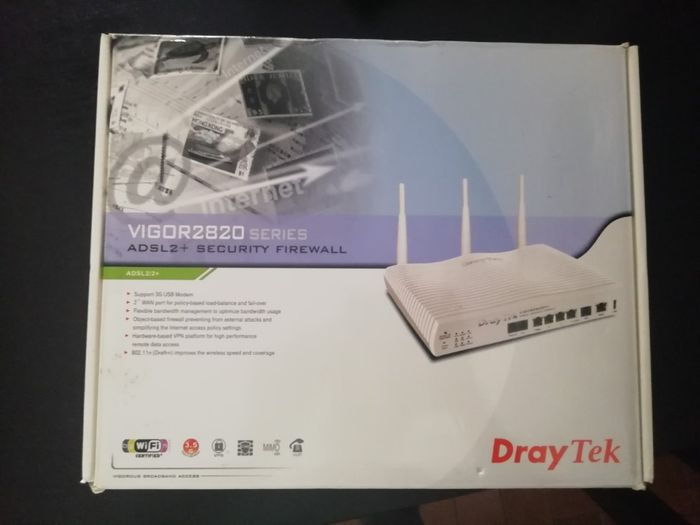Draytek VIGOR 2820n (dual WAN e ADSL2/2+)