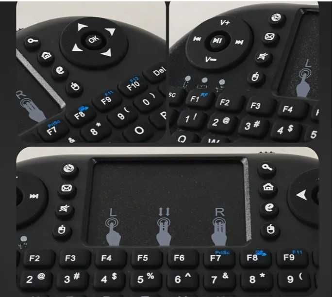 Bezprzewodowa klawiatura z Touchpadem -TV Box, Smart TV,  PS3