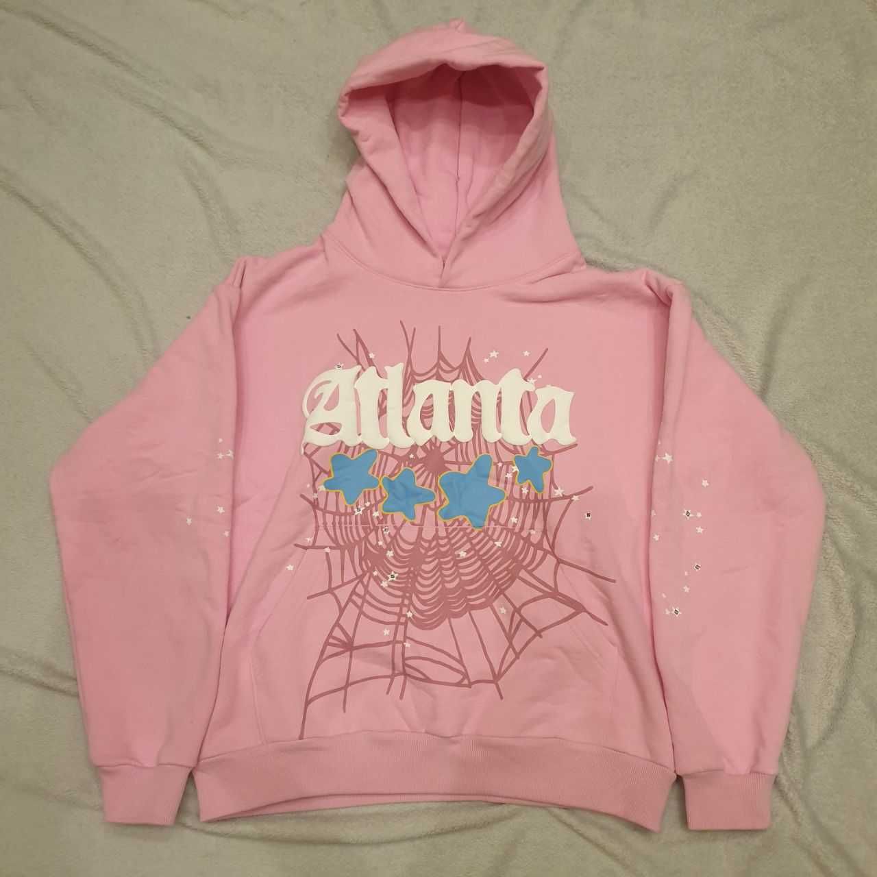 Худі Sp5der Atlanta Pink Hoodie