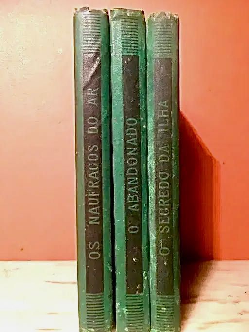 JÚLIO VERNE- A Ilha Misteriosa - 2a Ed. - 1887 - 3 volumes