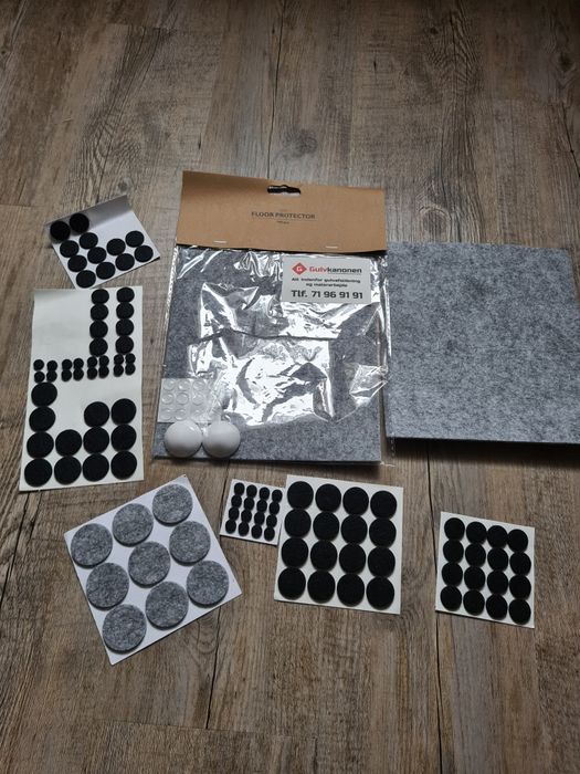 Nowy zestaw podkładki filcowe pod meble do przyklejania Jysk