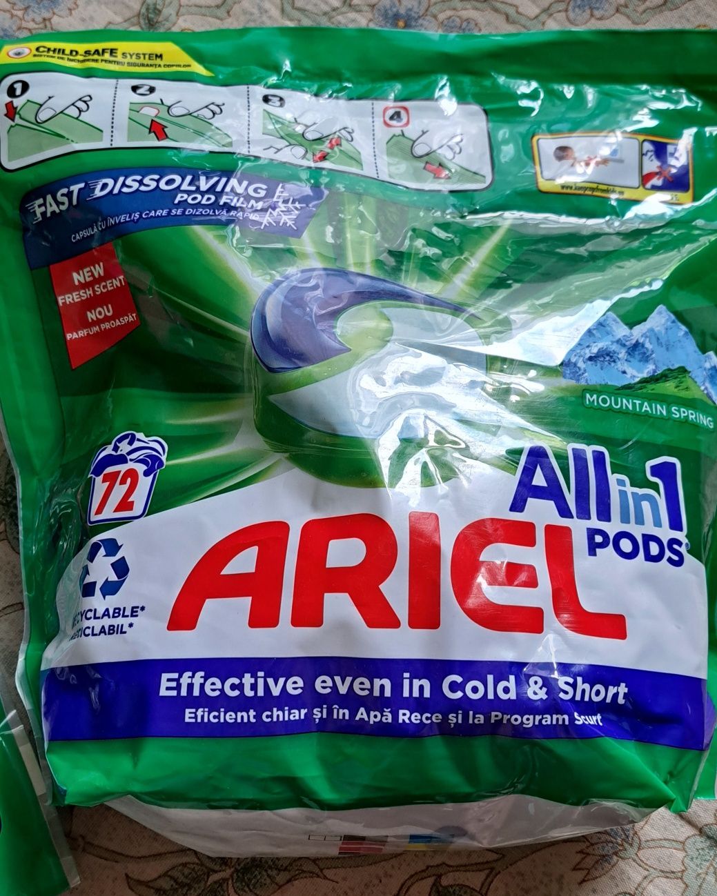 Ariel 72 шт. Аріель капсули