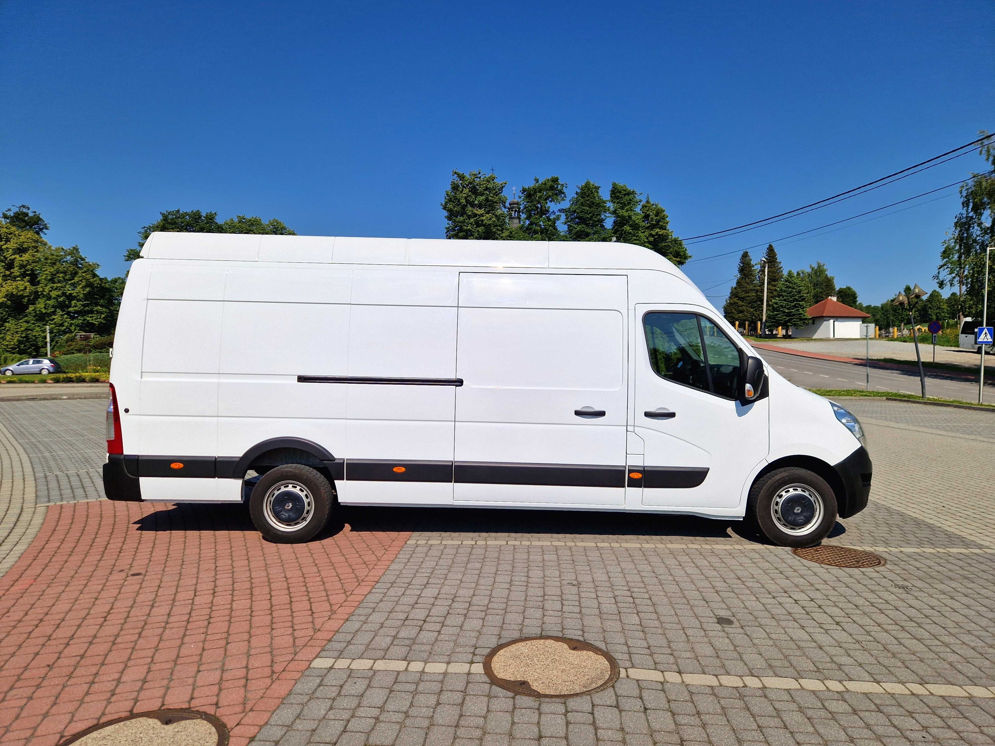 Renault Master Max Długi Furgon L4H3 Krajowy 1Wł Klima Faktura Vat 23%