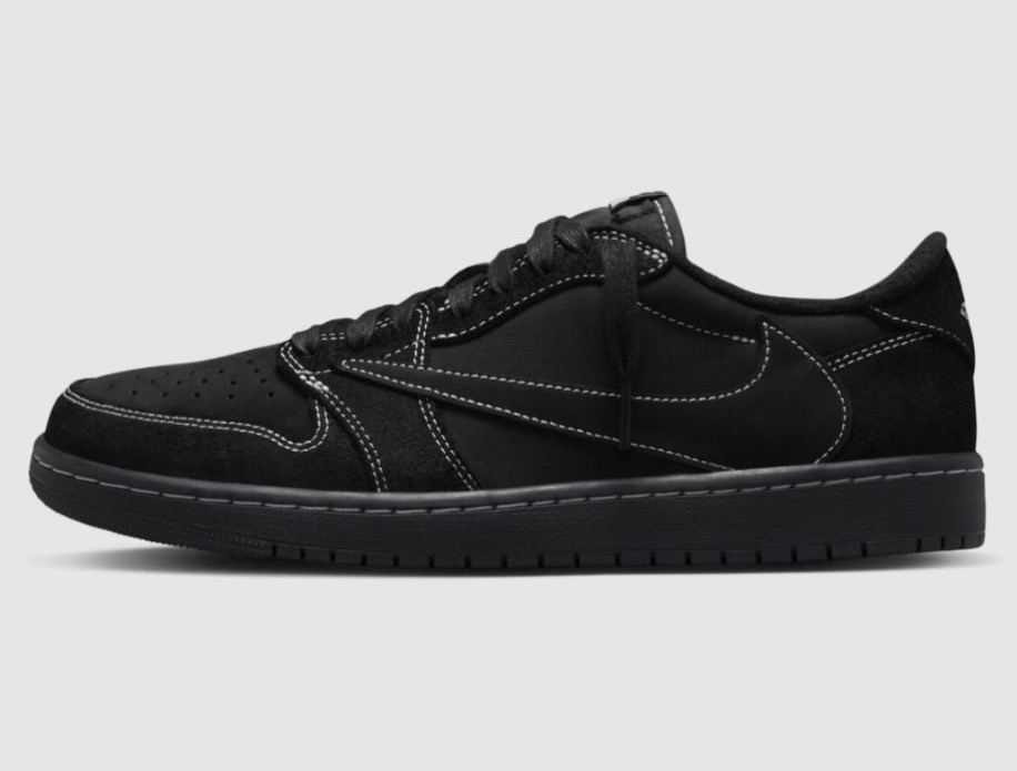 Кожаные кроссовки Nike Air Jordan 1 Low Travis Scott x Gucci x Supreme