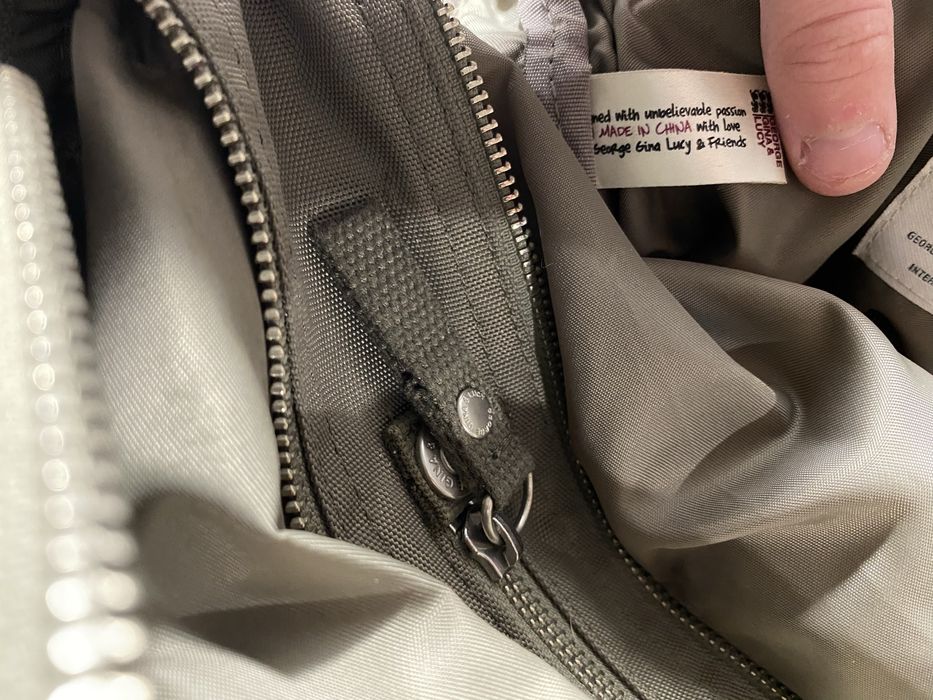 Сумка ggl серо-зеленая