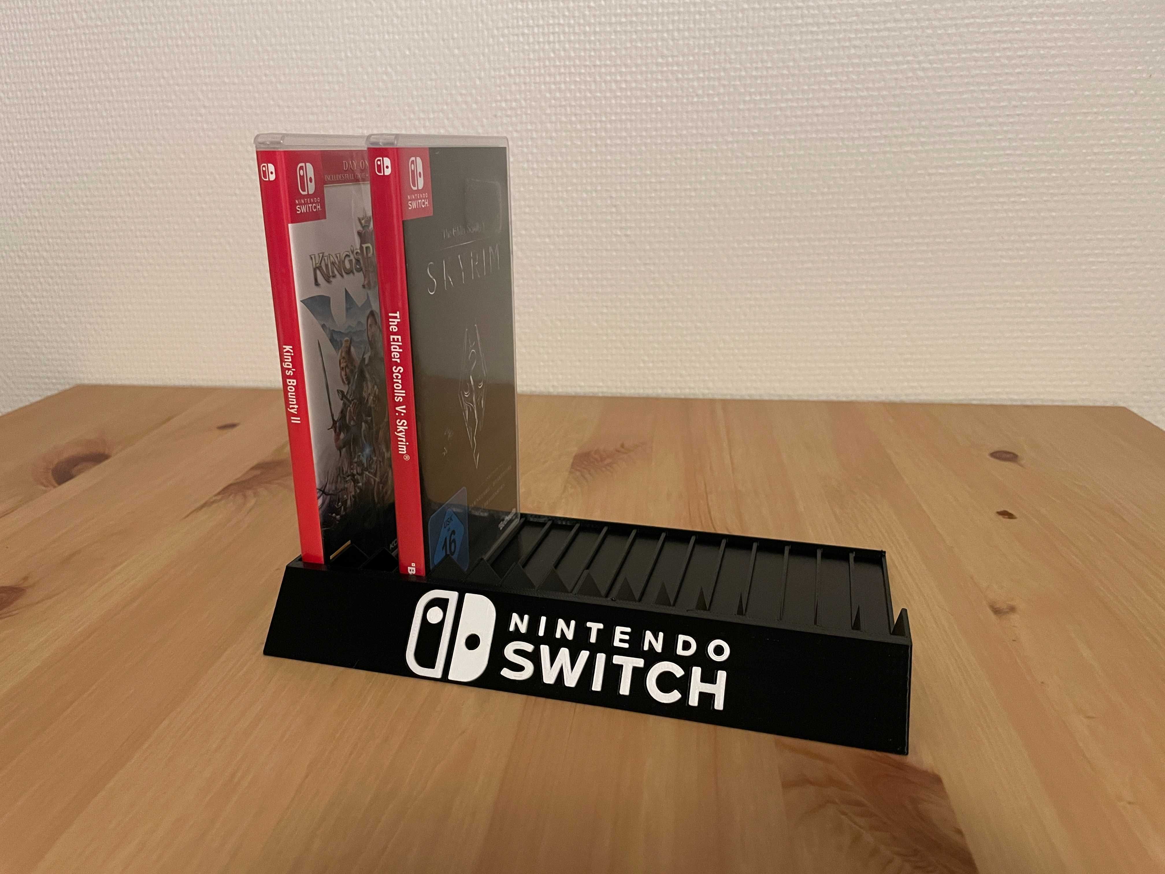 Stojak podstawka na 16 gier Nintendo Switch czarny