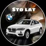 Opłatek na tort BMW Auto Samochód Logo Tekst