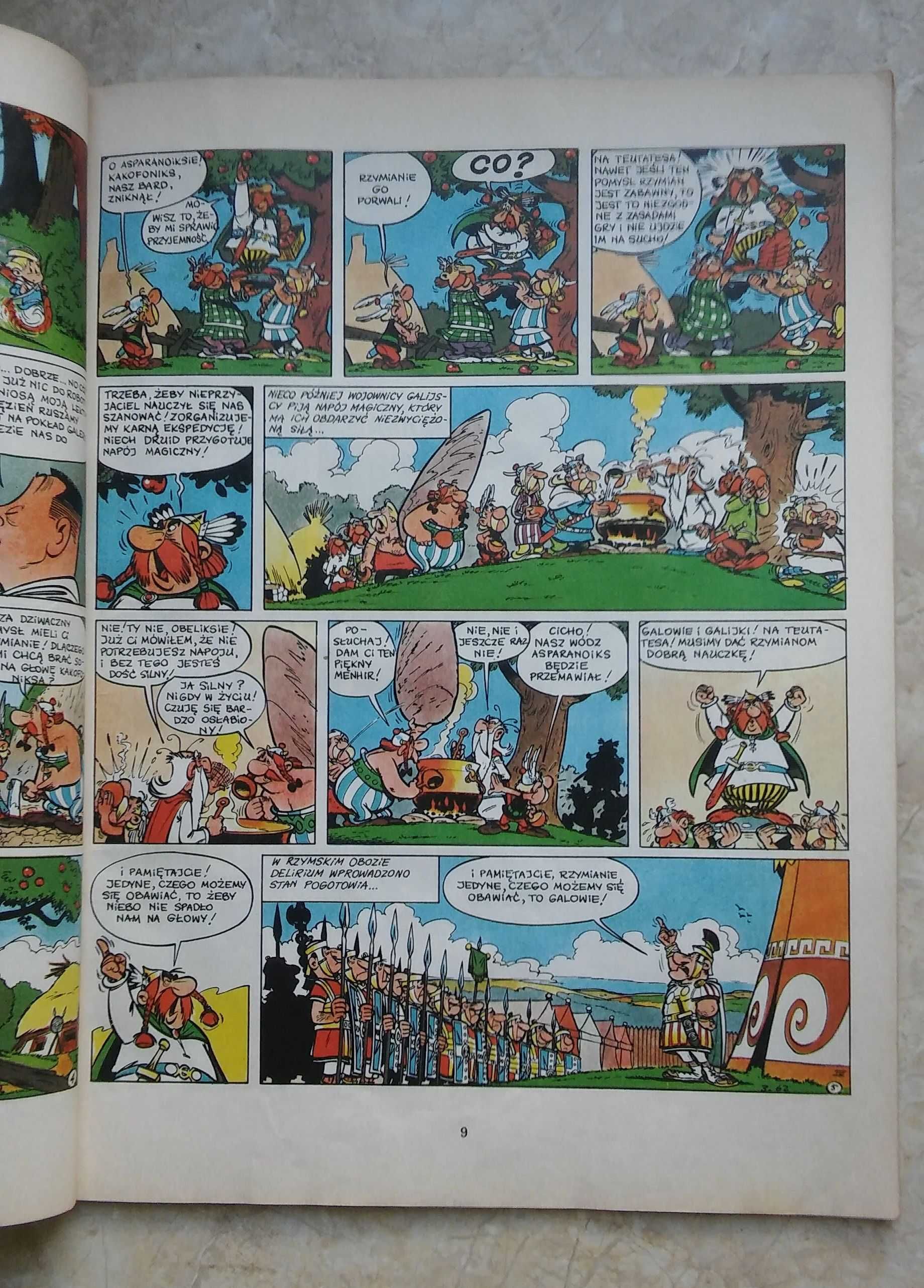 Komiks Asterix gladiator