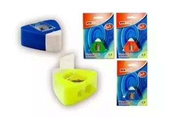 Temperówka podwójna z gumką. Penword