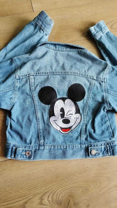 Kurtka jeans Myszka Miki r. 152