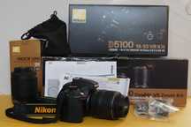 Zestaw Nikon D5100 2 Ob. VR Przeb.4571! Jak NOWY! Pełen BOX!