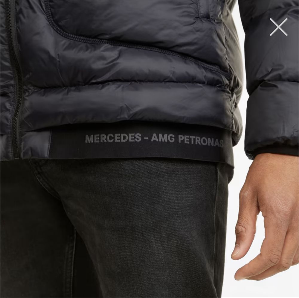 Чоловіча куртка Puma Mercedes MAPF1 RCT EcoLite Down Jkt, Оригінал