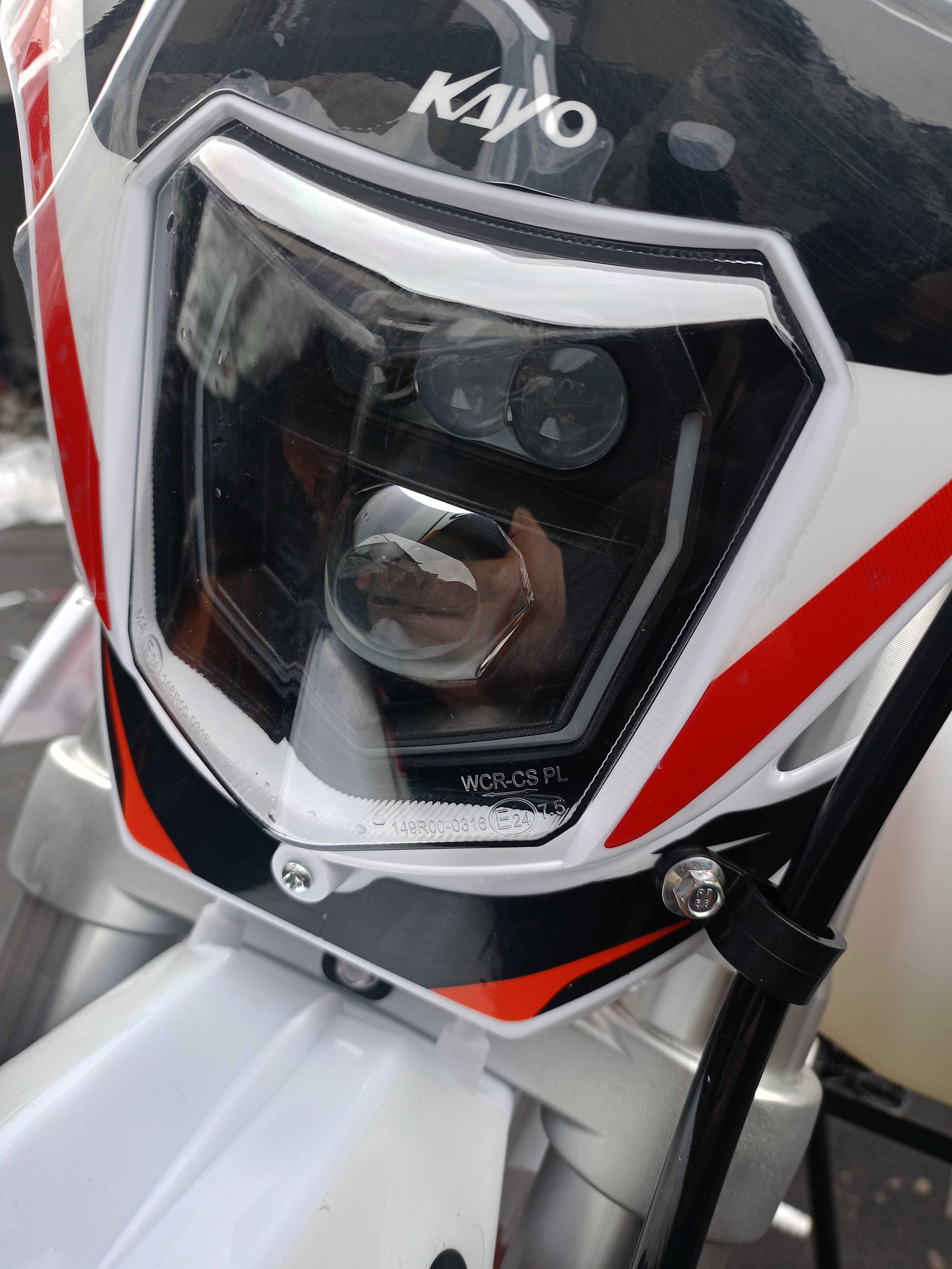 Kayo K2 pełne 250 cc, raty na Dowód  2025r Nowy,Transport 2025 r
