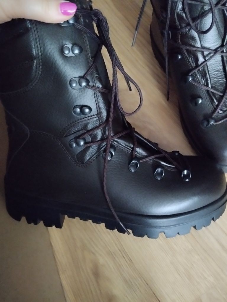 Buty trzewiki zimowe kozaki męskie military