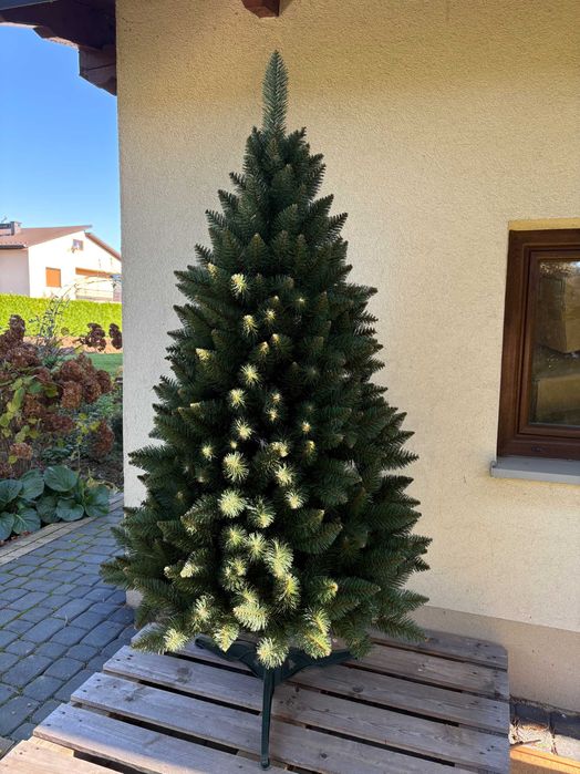 NOWA choinka sztuczna 220cm sosna 180 2m 250 zielona PE PVC jodła żywa