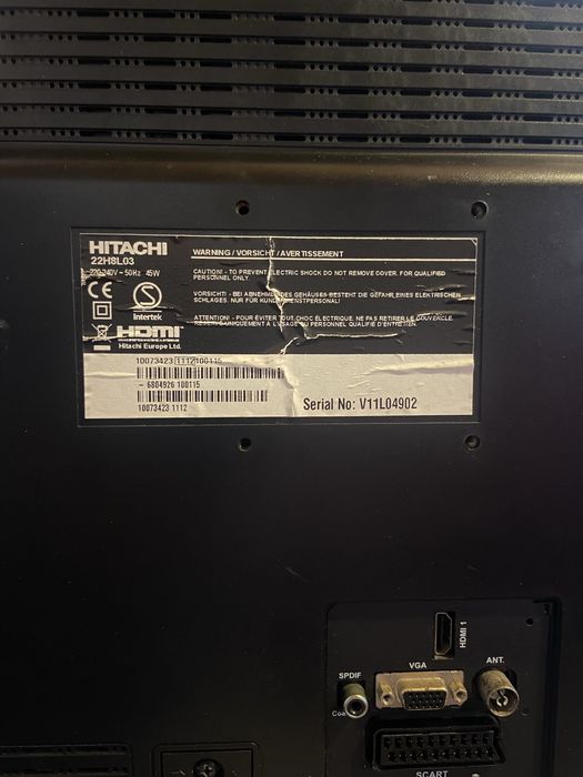 Televisor da marca Hitachi