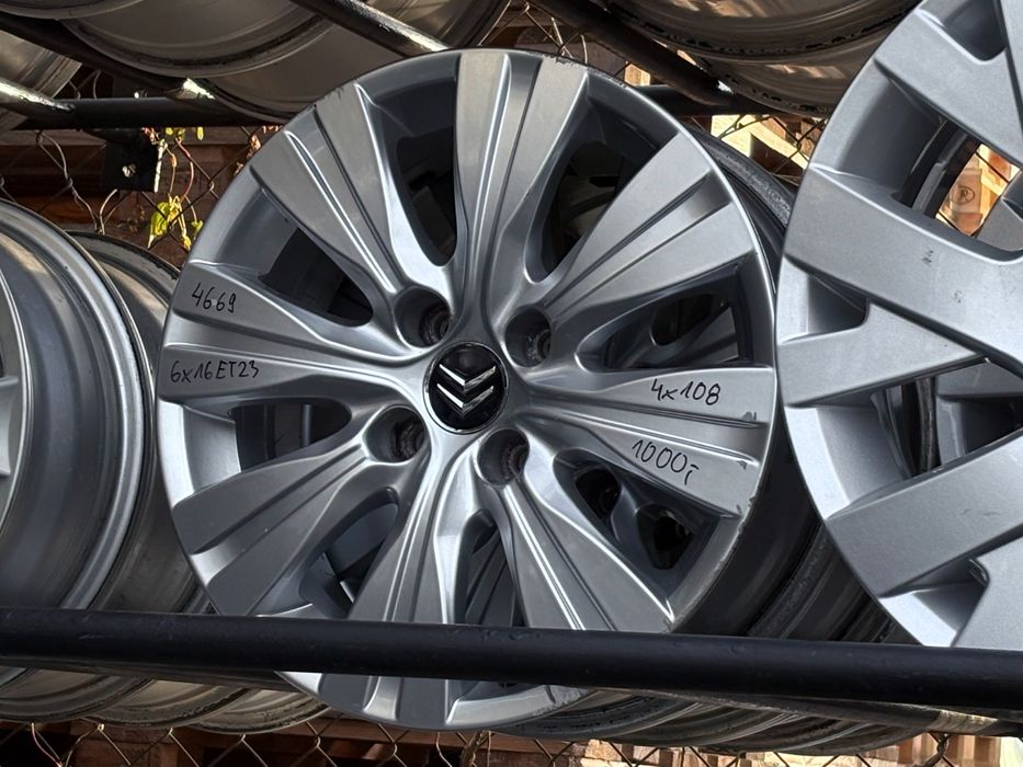 Felgi aluminiowe komplet Citroen 6.0x16" 4x108 ET23 65.1 FU14669